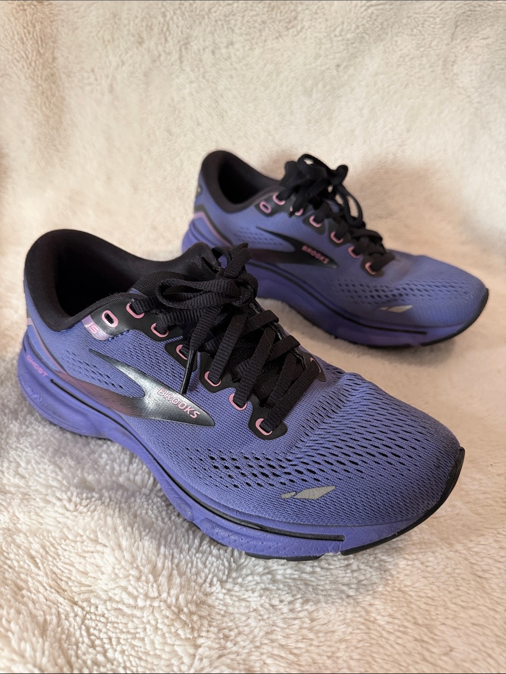 Brooks Ghost 15 Women's Running Shoes - Size 7 - Purple